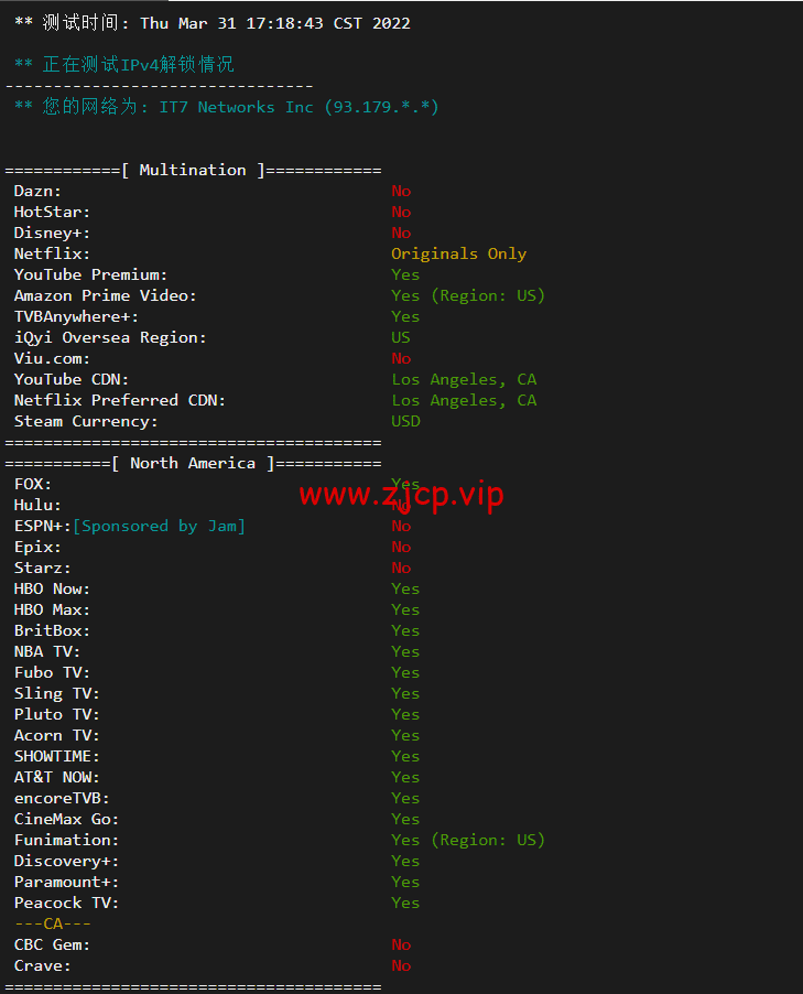 搬瓦工:DC8 ZNET(USCA_8),洛杉矶机房简单测评