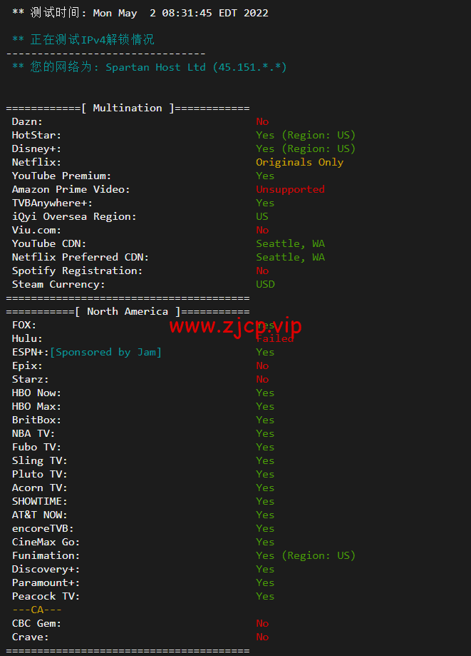 斯巴达(SpartanHost):西雅图机房高防vps,E5 KVM VPS(去程直连,AS4837回程),简单测评