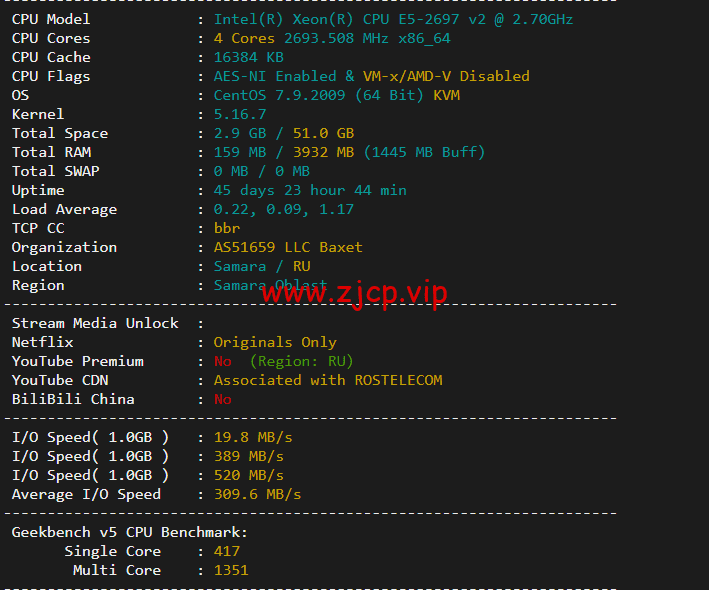 JustHost:俄罗斯vps/美国vps,可自由更换IP,7.7元/月起,附喀山(Rostelecom (Kazan)机房简单测评