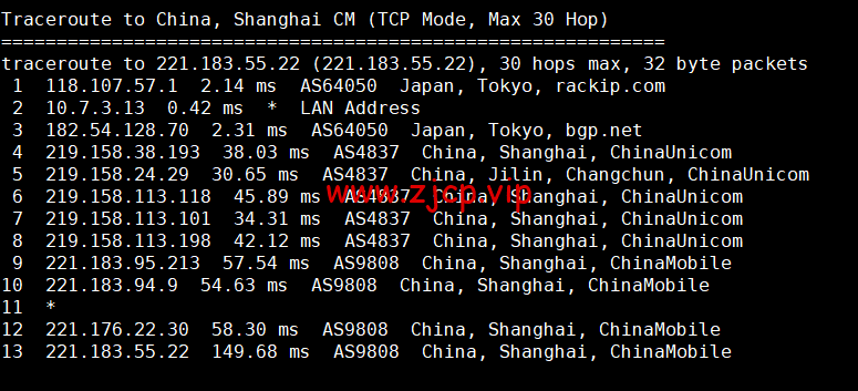 萝卜数据:日本CN2 BGP云服务器,電信去程163,回程CN2,移動聯通去程回程直连,月付$4.7起,原生IP,解锁tiktok,附简单测评