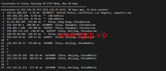 华纳云:cn2 gia+AS9929,美国云服务器简单测评