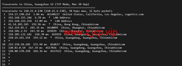 华纳云:cn2 gia+AS9929,美国云服务器简单测评